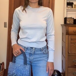 Express Women's Soft Blue Sweatshirt